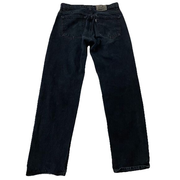 Levi's SilverTab Jeans Womens Medium 11/12 Dark Blue Guys Fit USA Vintage 90s - Picture 6 of 11